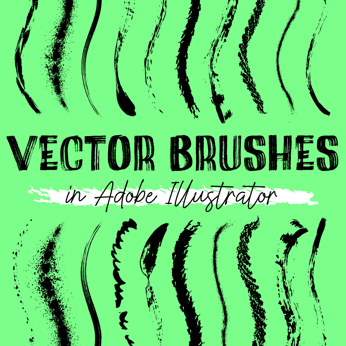 How to create realistic vector brushes in Adobe Illustrator